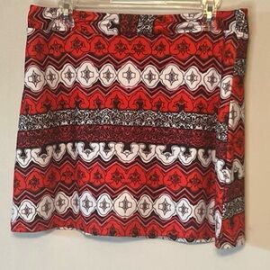 Oyamiki Women's Active Athletic Skort Lightweight Tennis Running Sz. L Stretch.